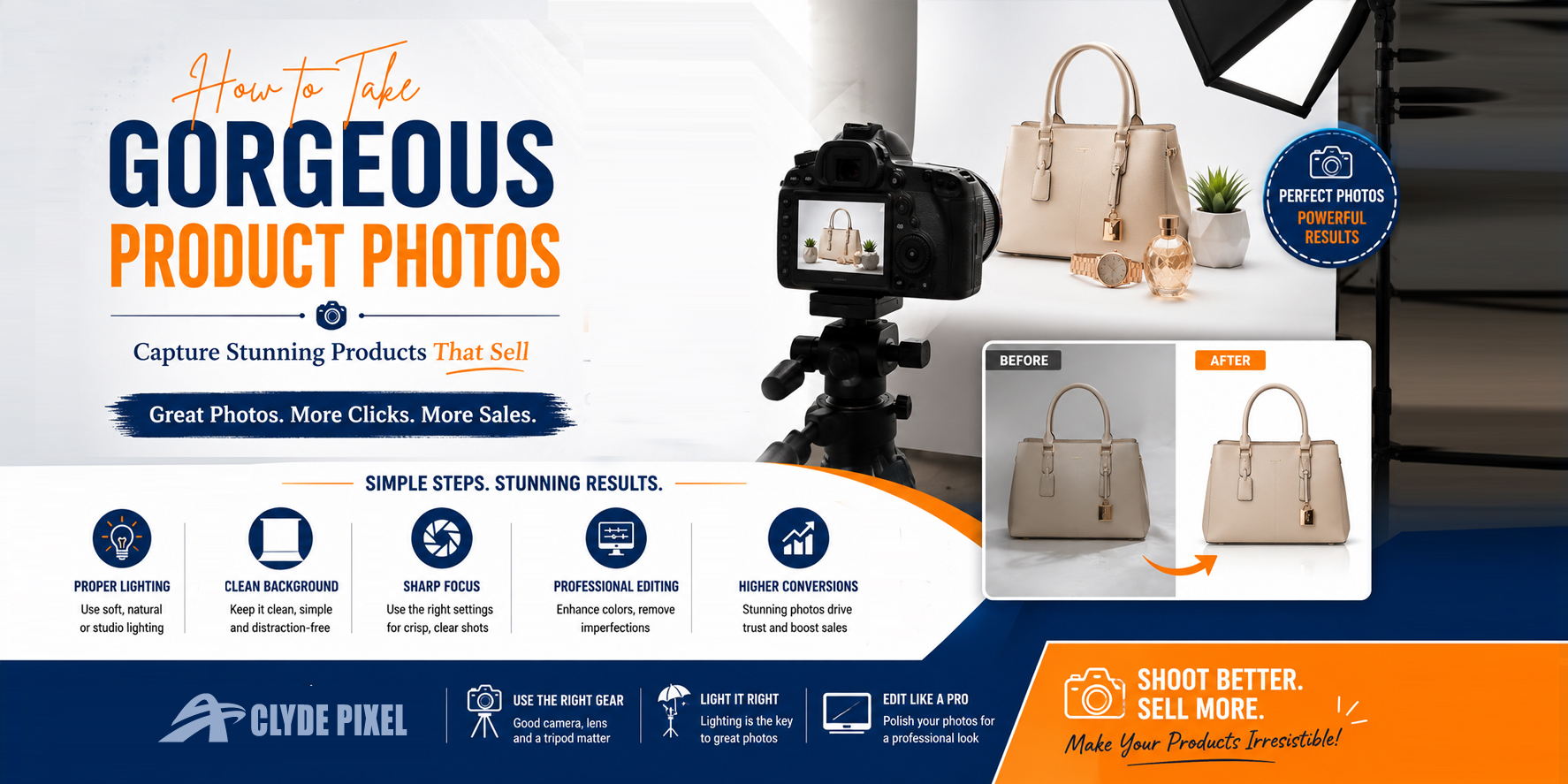 How to Take Gorgeous Product Photos
