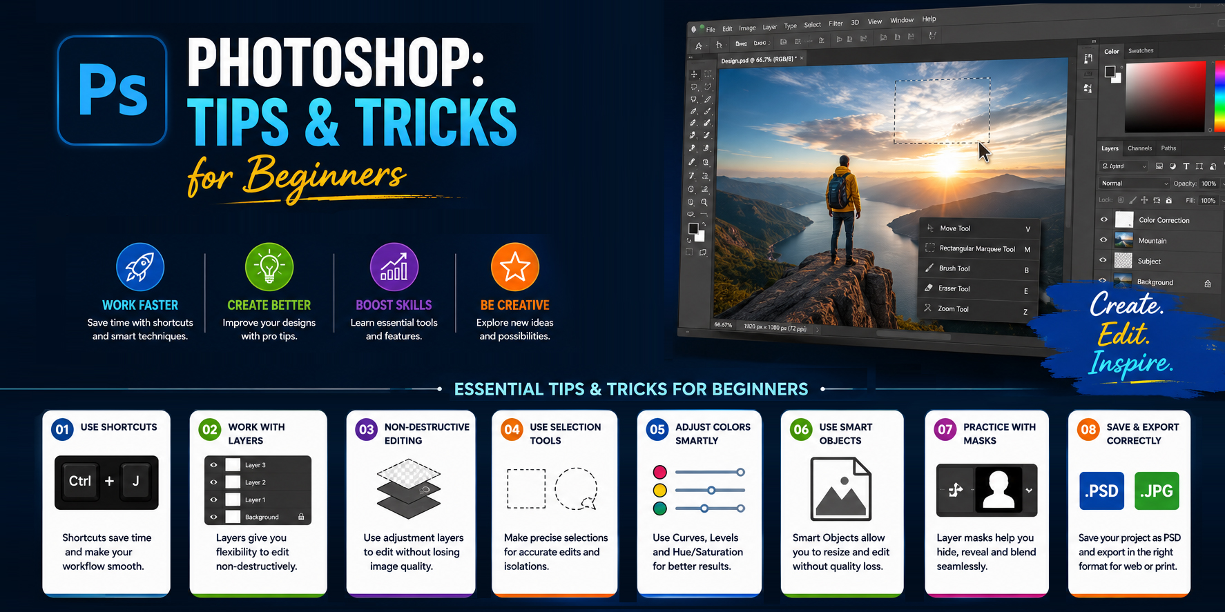 Photoshop: Tips and Tricks for Beginners